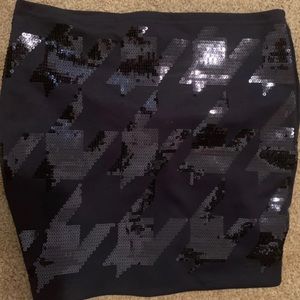 Sequin mini skirt